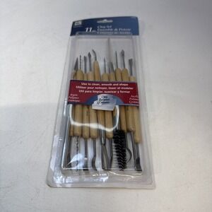 Clay Tools Set Polymer Clay 11 pc Loew Cornell Ceramic Art Supply 1339